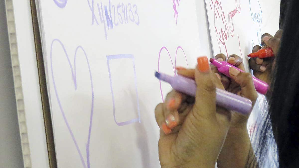 EMBARC students practiced their basic drawing skills at Ink Factory