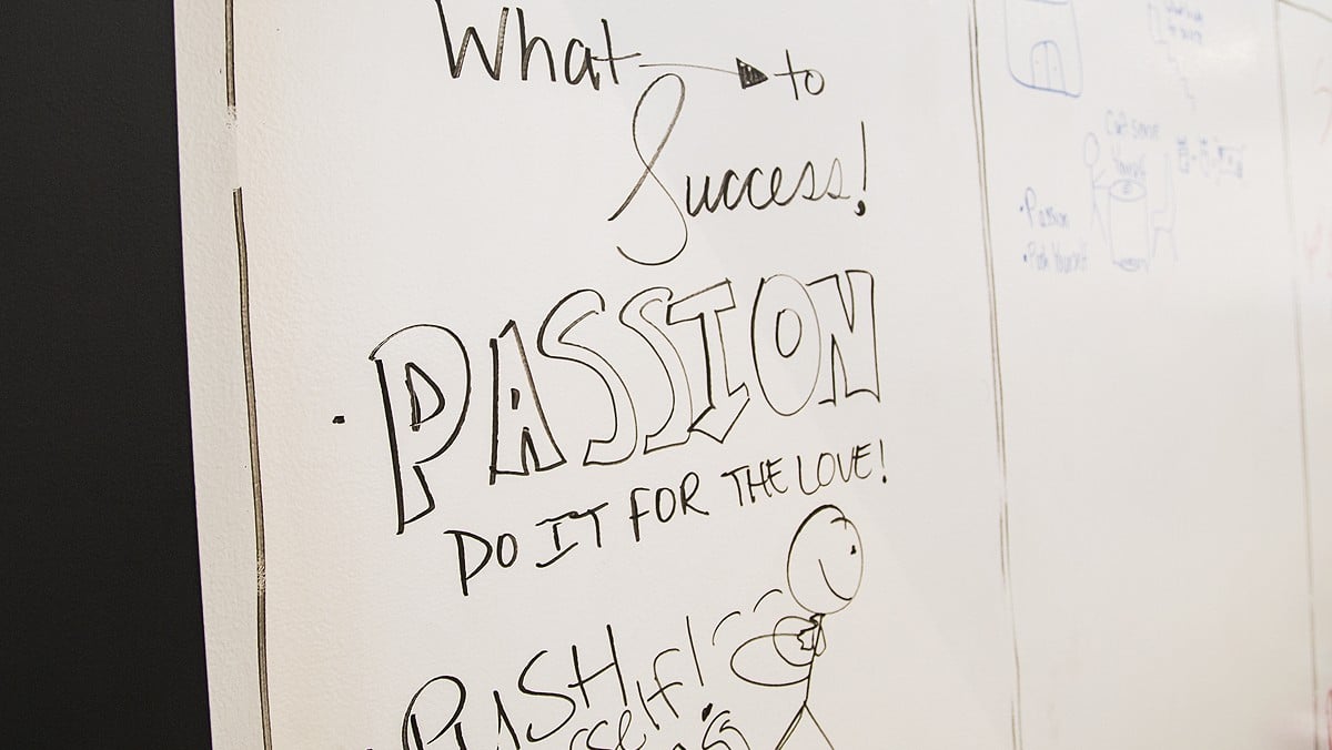 CIW YOU(th) students tried their hand at graphic recording