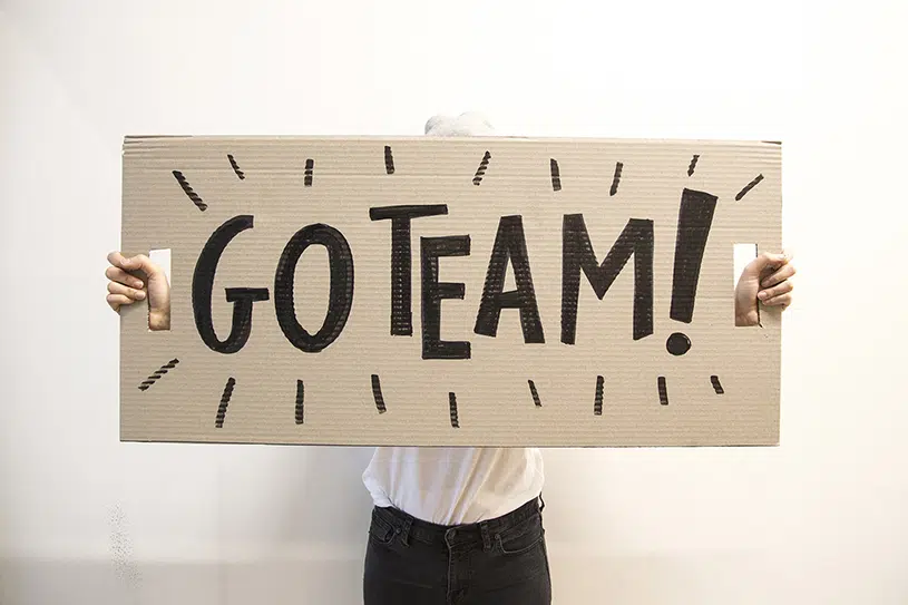 Go Team! Rally poster