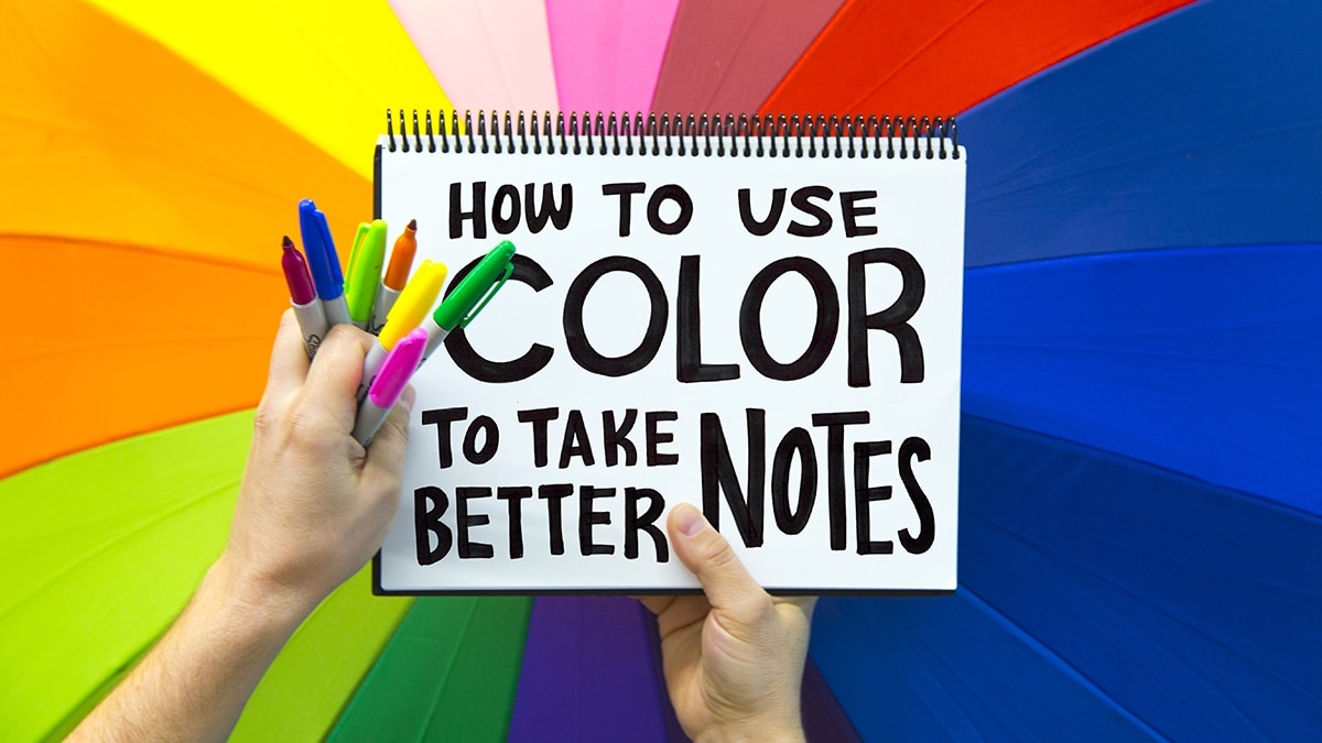 How To Use Color To Take Better Notes