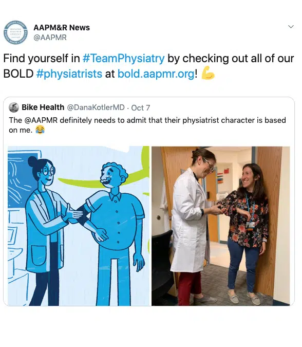 Find yourself in #TeamPhysiatry by checking out all of our BOLD #physiatrists at bold.aapmr.org!