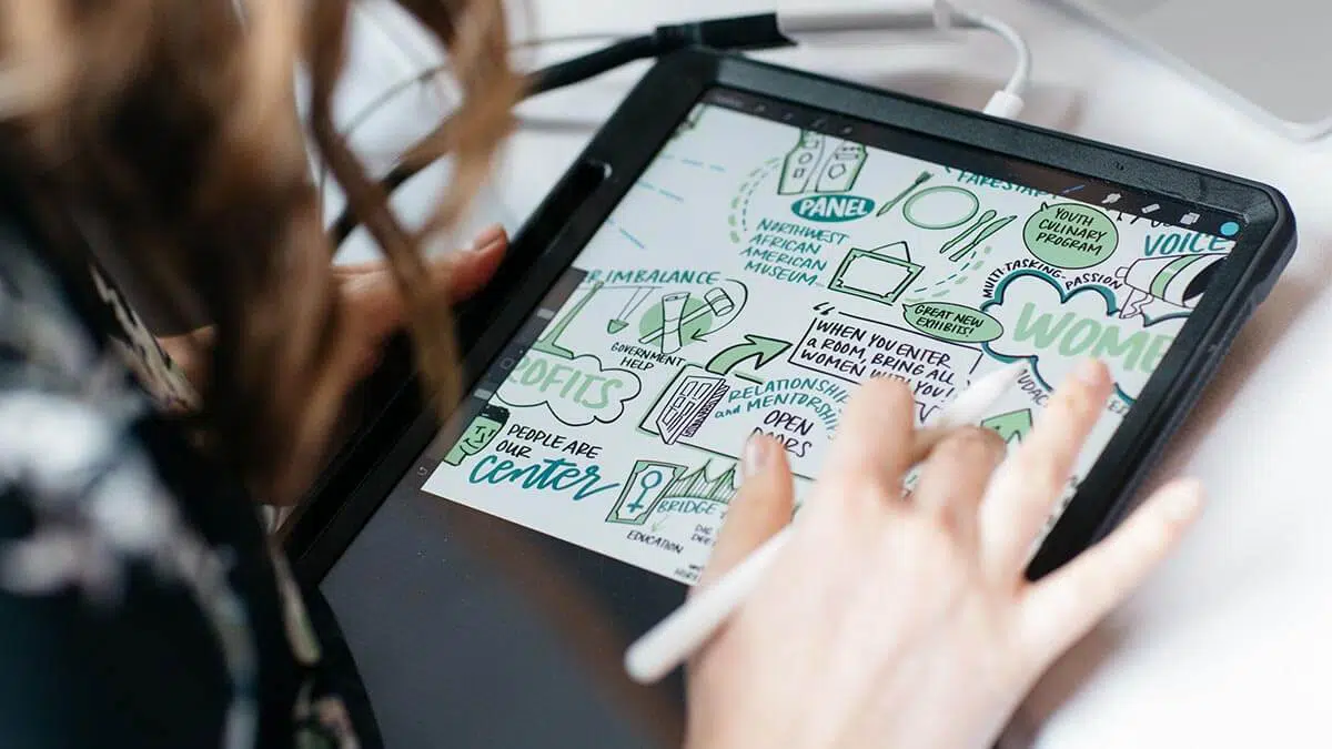 Digital graphic recording on iPad