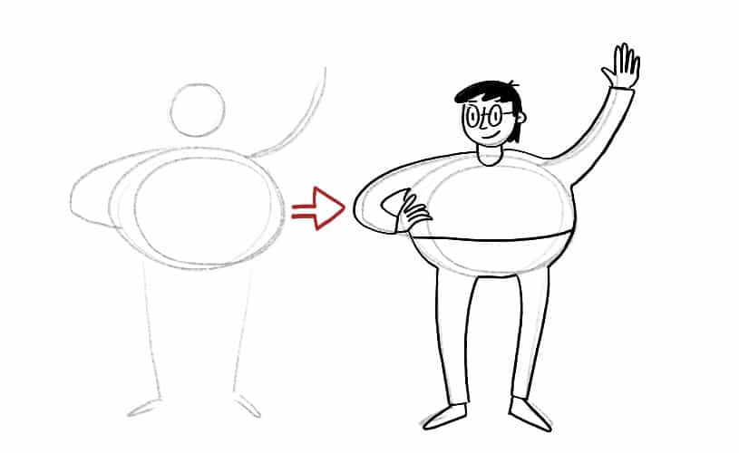 How To Draw a Stick Figure 