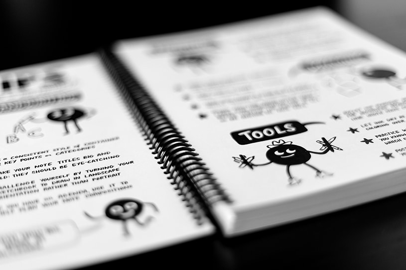 Ink Factory's Sketchbook for Sketchnotes: The Visual Thinking Sketchbook