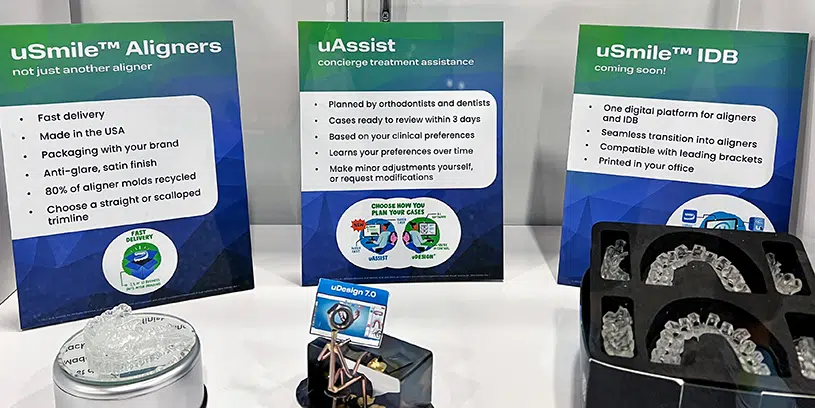 Illustrated marketing materials tied in to a trade show booth design