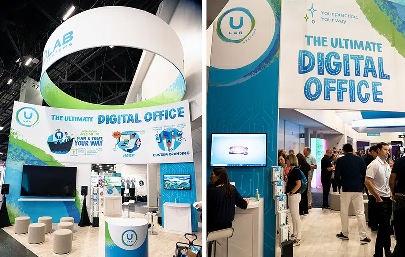 Our illustrations were used for a Trade Show Booth Design
